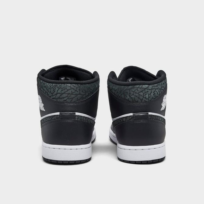 Jordan mid hotsell black and white