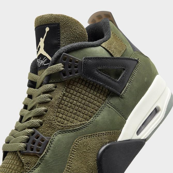 Jordan retro 2025 4 olive green