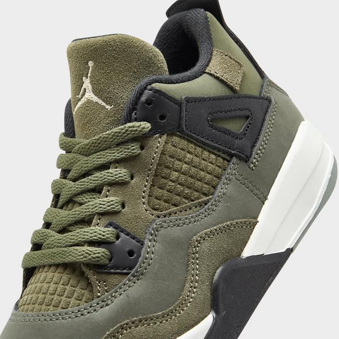 Little Kids' Air Jordan Retro 4 Basketball Shoes