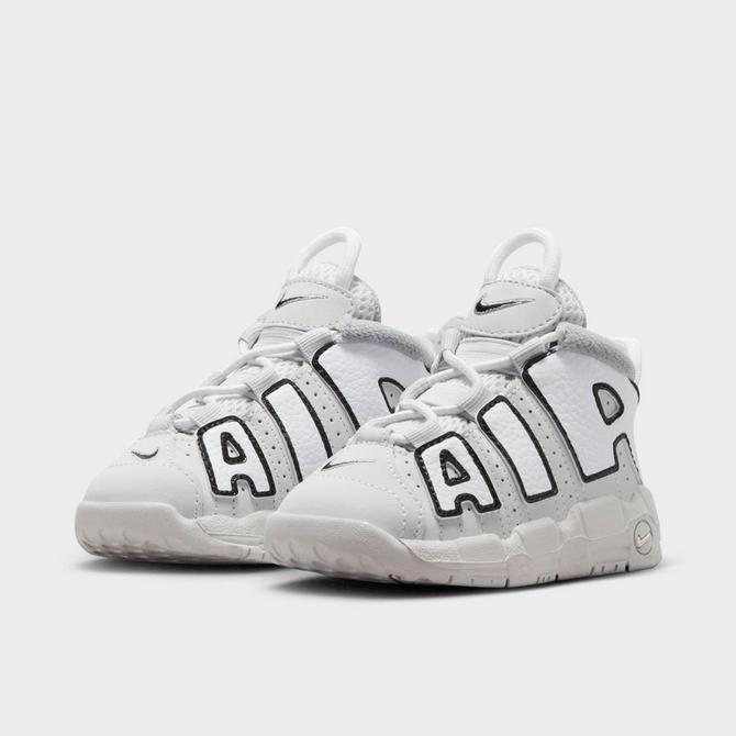 Nike Air More Uptempo Black/White Boys' Casual Shoe Size 7