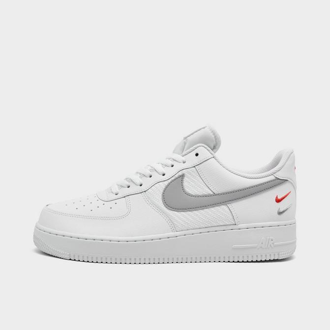 Nike Air Force 1 '07 White/Wolf Grey-Picante Red FD0666-100 Men's