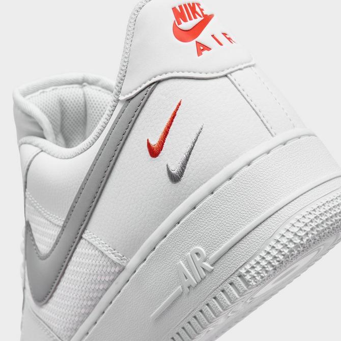 Nike Air Force 1 '07 White/Wolf Grey-Picante Red FD0666-100 Men's