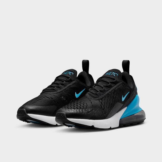 Womens nike air max shop 270 black and blue