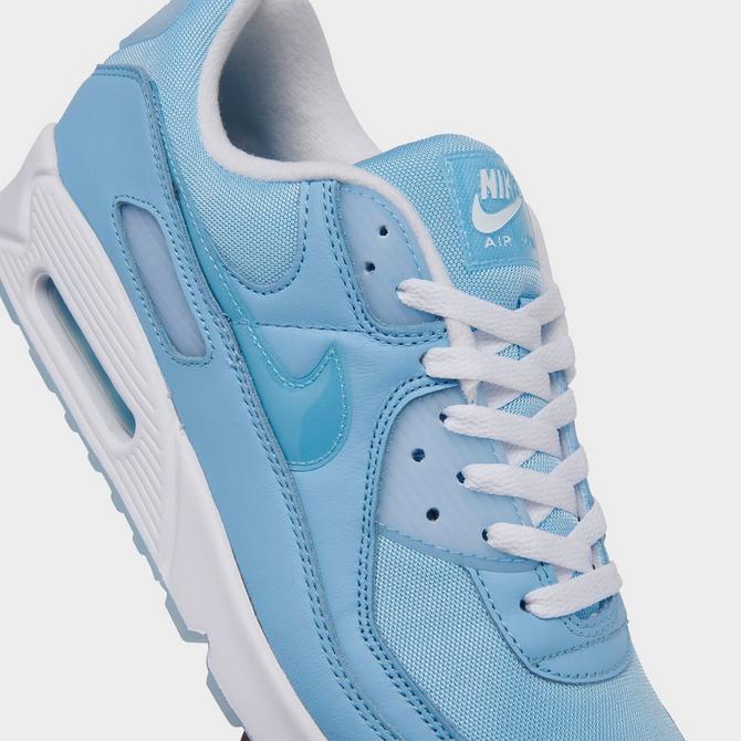 Air max 90 hot sale light blue and white