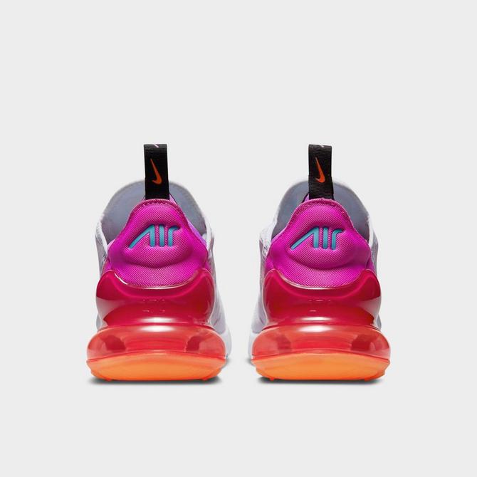 Nike Air Max 270 White/Bright Crimson/Fuchsia Dream Women's Shoe