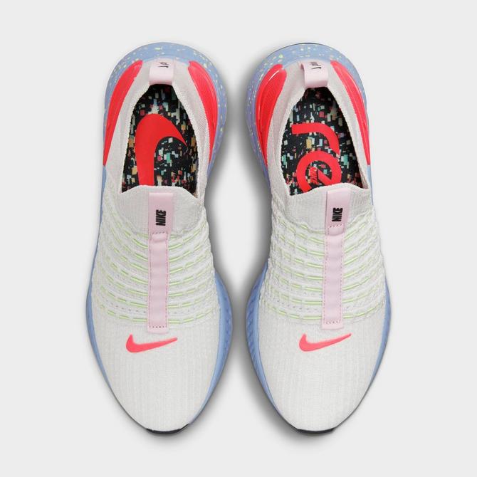 Nike women's epic phantom react 2025 flyknit running sneakers from finish line