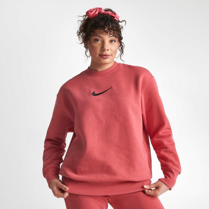 women's nike red sweatshirt