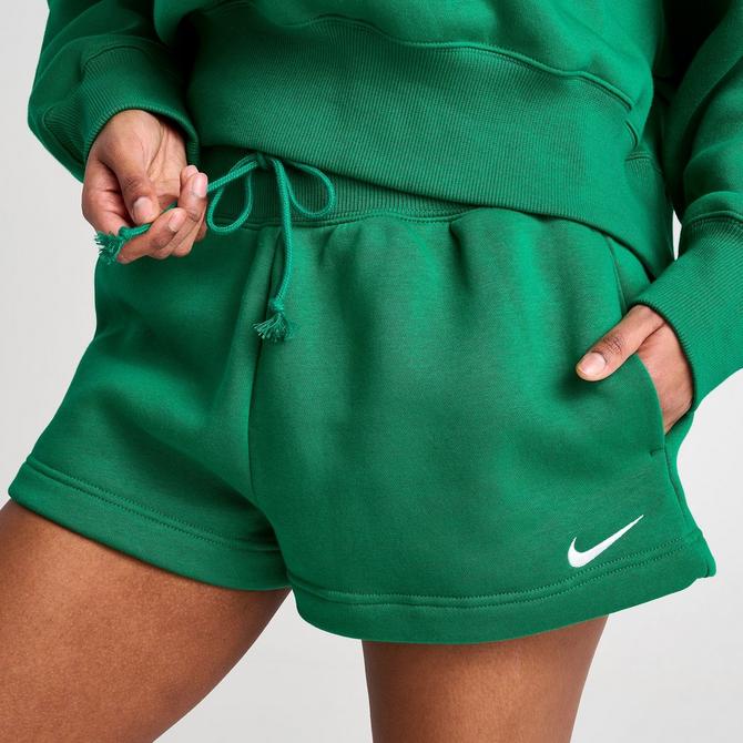 Women s Nike Sportswear Phoenix Fleece High Rise Shorts Finish Line