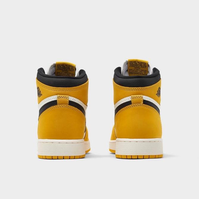 Air Jordan 1 High OG Yellow Ochre Big Kids' Shoes