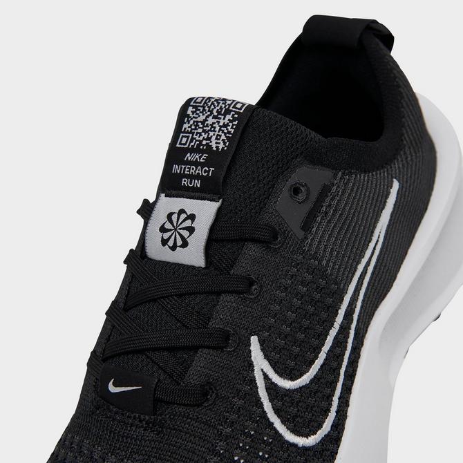 Black and white shop speckled nike running shoes