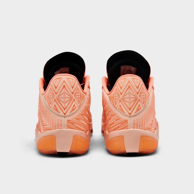 Orange and black basketball fashion shoes