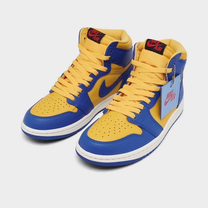 WOMEN'S NIKE AIR JORDAN 1 'GAME ROYAL AND VARSITY MAIZE