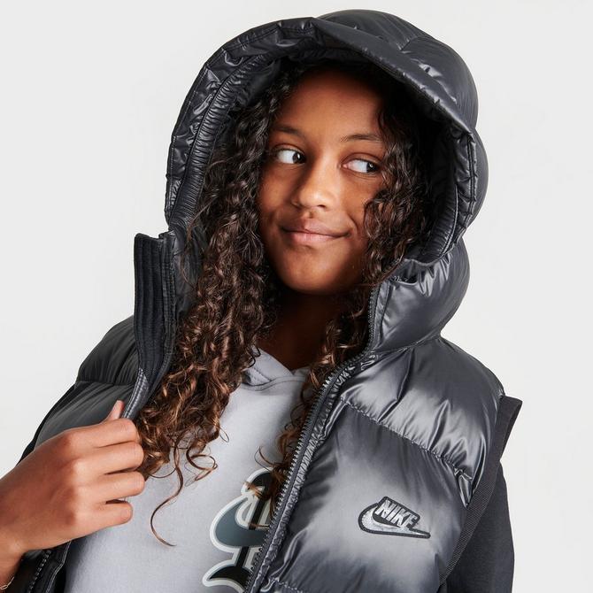 NIKE Sportswear Synthetic Fill Puffer Jacket Womens Size XL Black