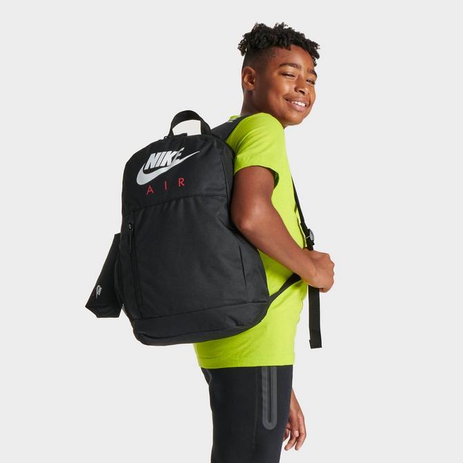 Jordan Kids' Air Lunch Bag and Backpack in Black/Black | 100% Polyester