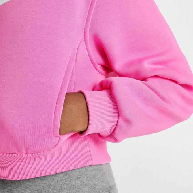 Pink nike 2024 crop sweater