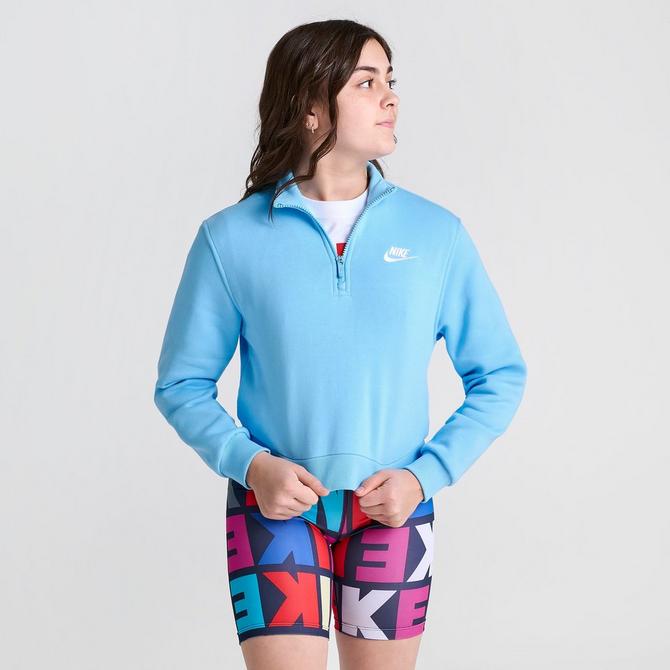 Girls half zip nike hot sale