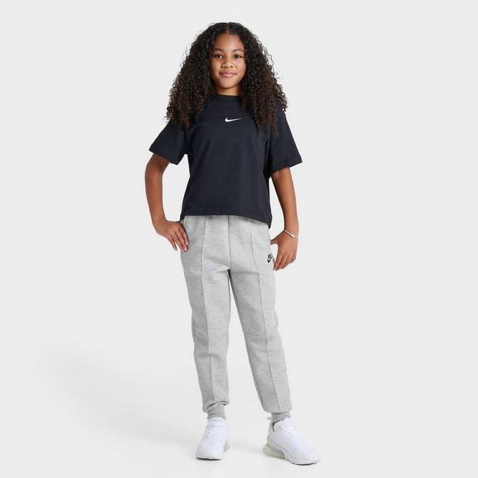 Girls nike best sale grey sweatpants