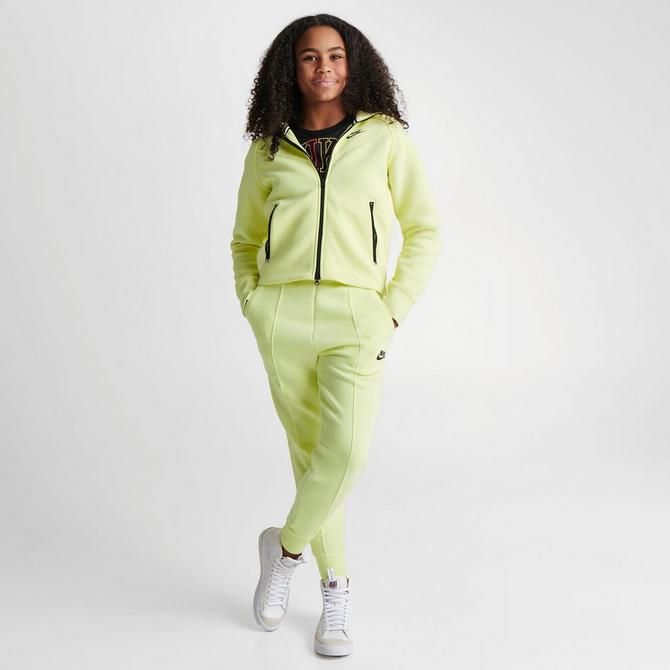 Nike Older Girls Trend Fleece Legging - Green