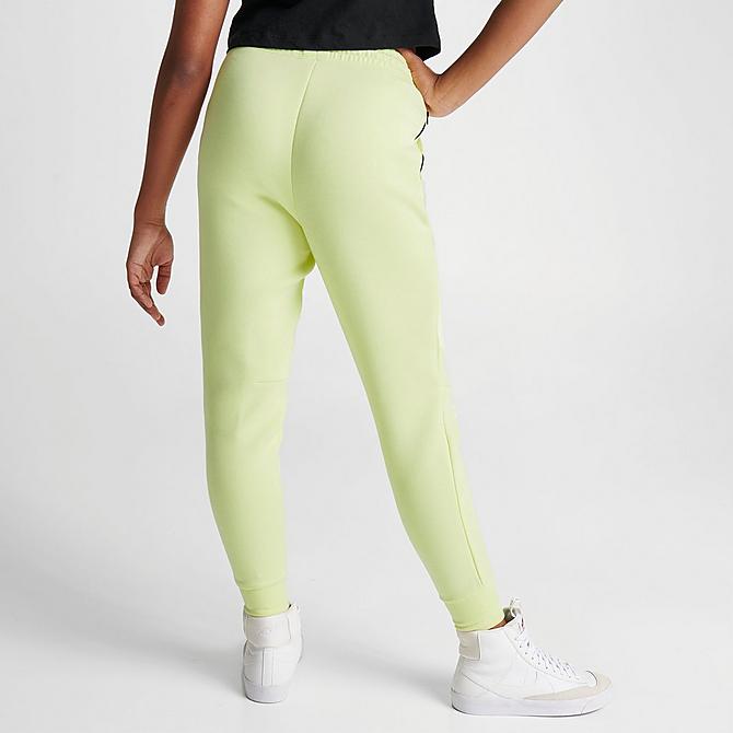 Nike Dri-Fit Leggings Girl's Medium Black Yellow Pink Blue Trim