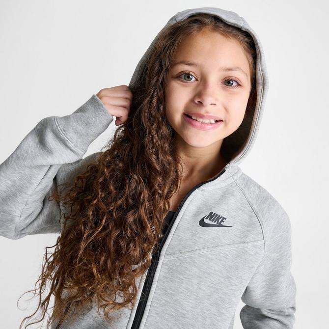 Girls' Toddler Nike Sportswear Tech Fleece Full-Zip Hoodie and