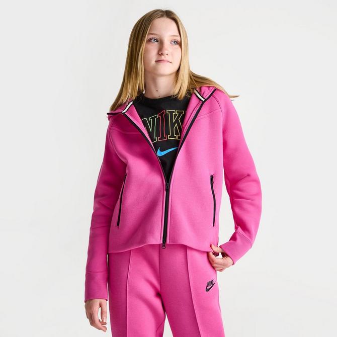 Nike tech best sale pink hoodie