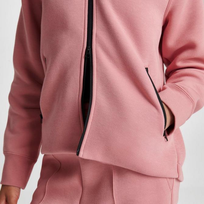 Nike Tech Fleece Full-Zip Hoodie Navy/White/Pink Jacket Mens Size