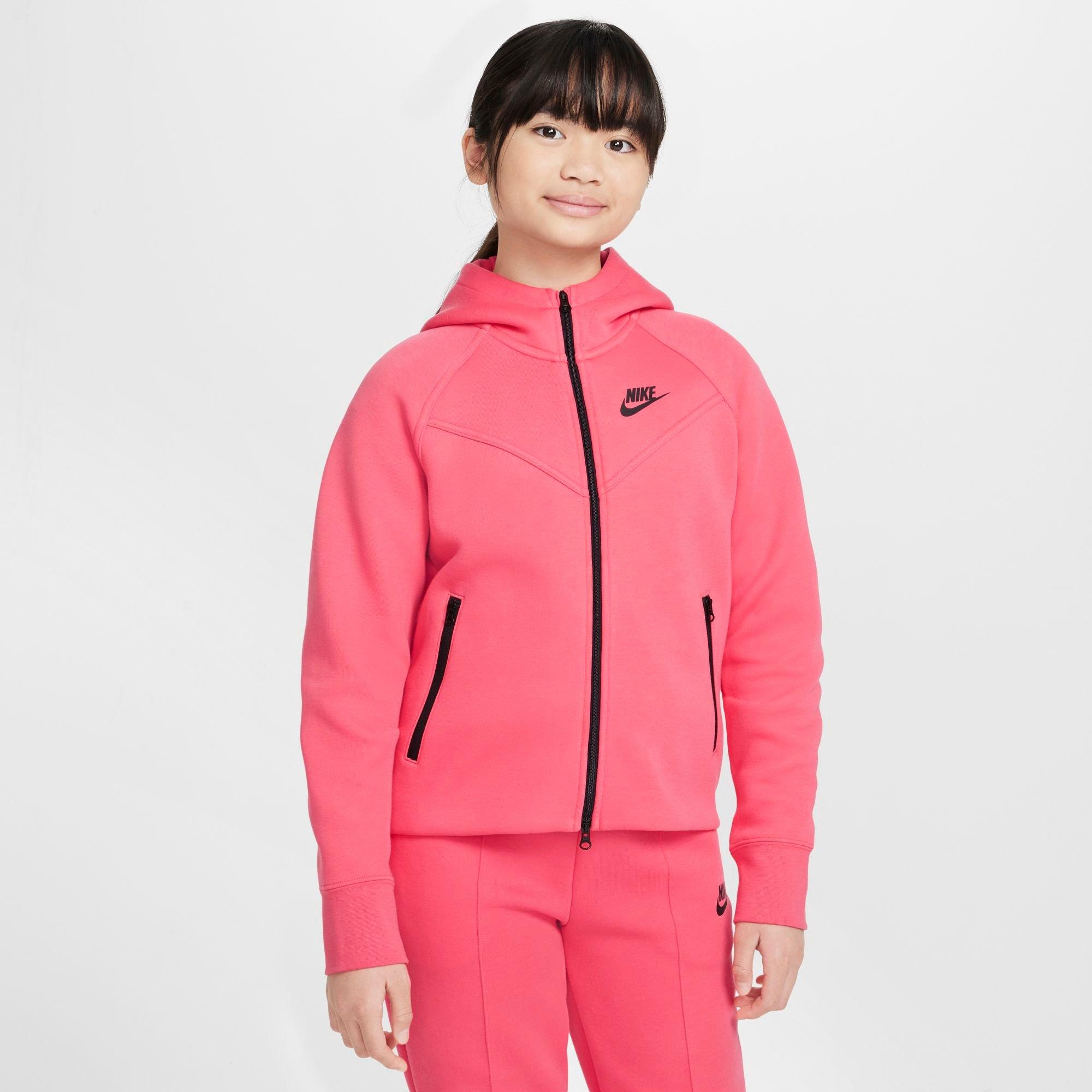 Girls' Big Kids' Nike Sportswear Tech Fleece Full-Zip Hoodie