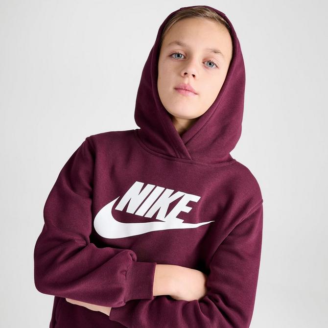 Women's maroon best sale nike hoodie