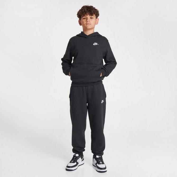 Kids\' Nike Sportswear Club Pullover Line Finish Fleece Hoodie