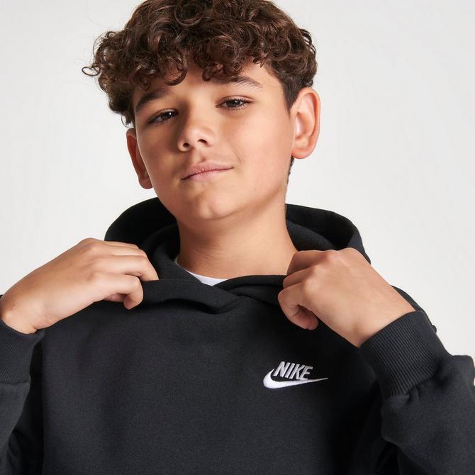 Kids\' Nike Sportswear Hoodie| Fleece Pullover Finish Club Line