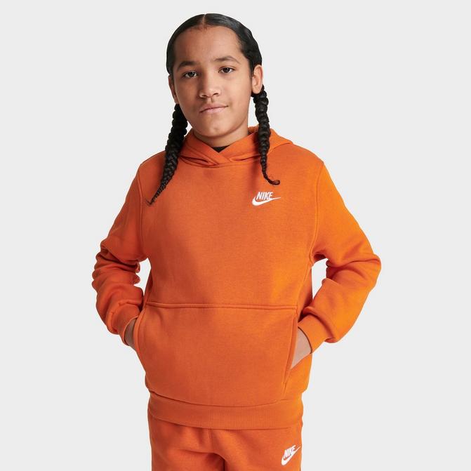 | Kids\' Pullover Hoodie Line Fleece Nike Finish Club Sportswear