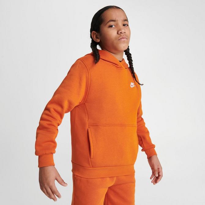 Fleece Line Club Hoodie Pullover Nike Kids\' Sportswear Finish |