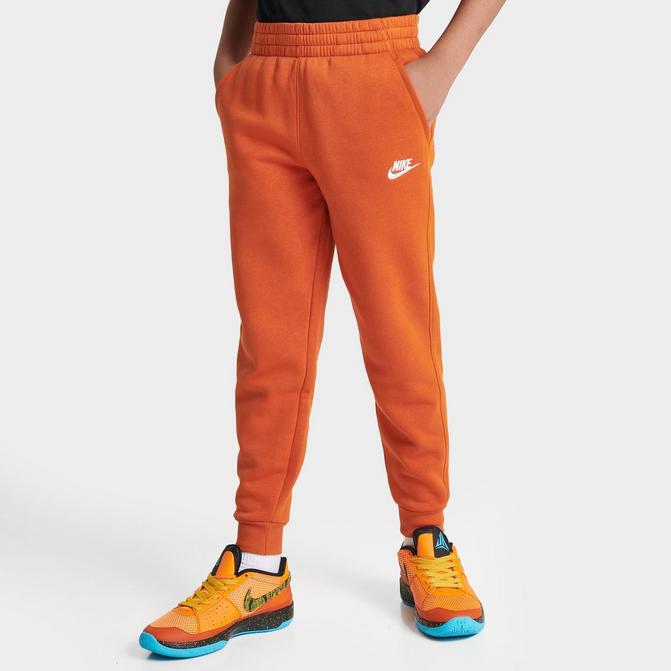 Grey and orange outlet nike sweatsuit