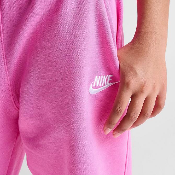 Nike Club fleece cargo joggers in atmosphere pink