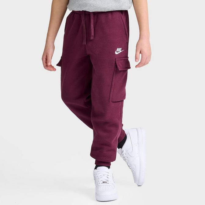 Kids Nike Sportswear Club Fleece Cargo Jogger Pants Finish Line