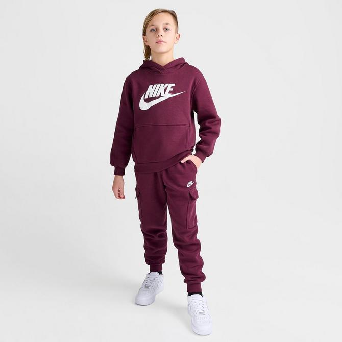 Fleece Kids\' Finish Nike Line Pants| Cargo Jogger Club Sportswear