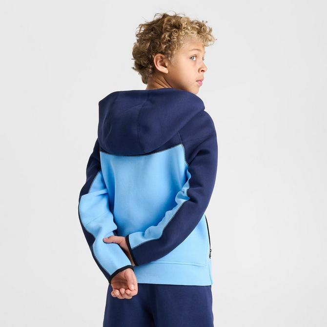 Boys blue nike online hoodie