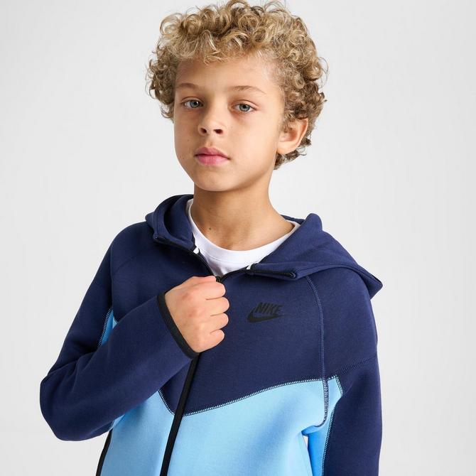 Blue nike discount tech fleece jacket