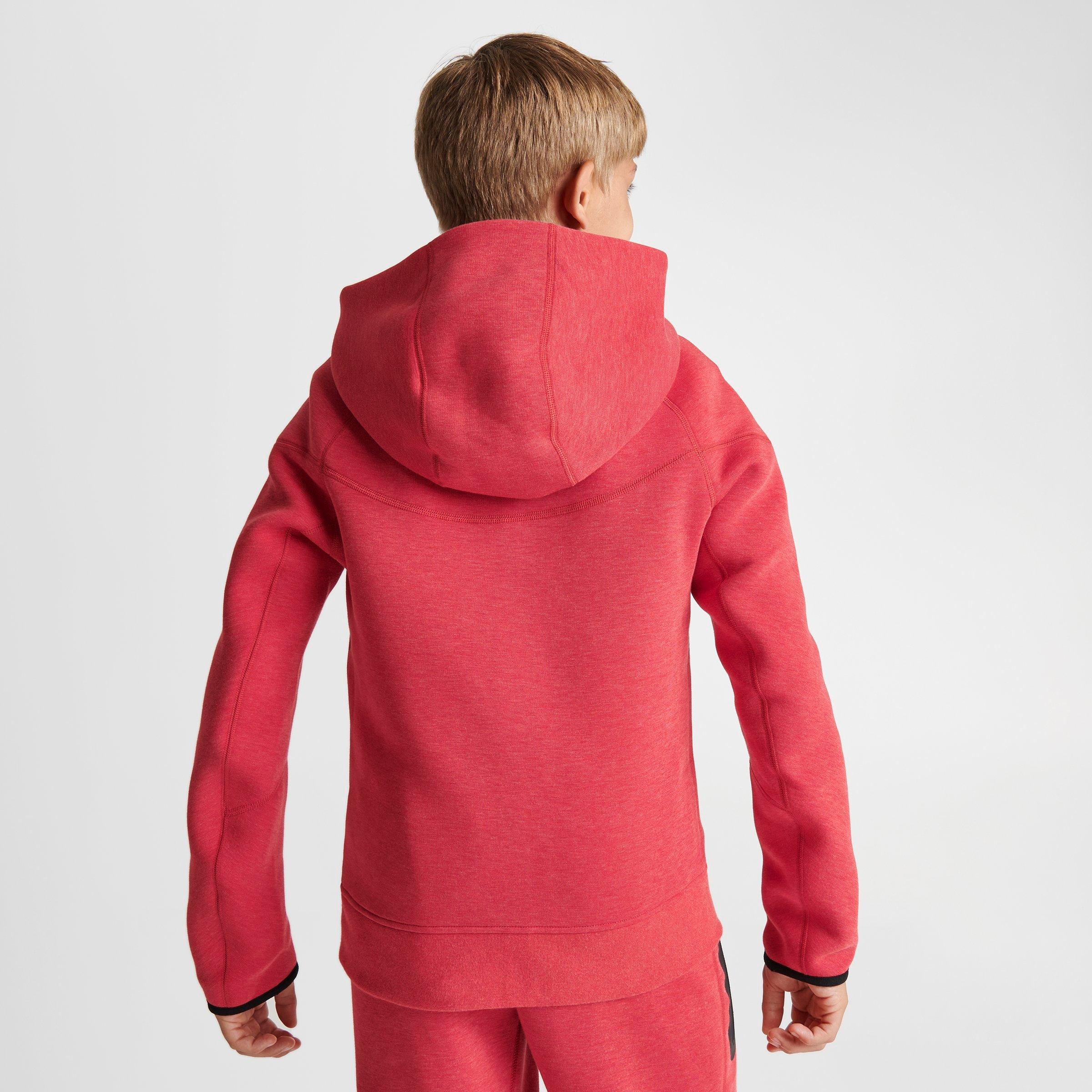 Nike Sportswear Kids#39; Tech Fleece Winterized Full-Zip Hoodie Black/Black