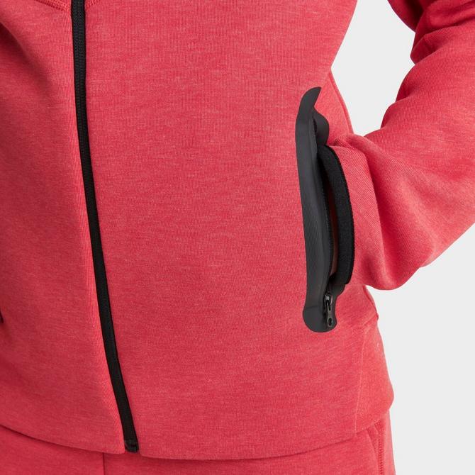 Nike Men's Sportswear Tech Fleece Full-Zip Hoodie-Red/Black