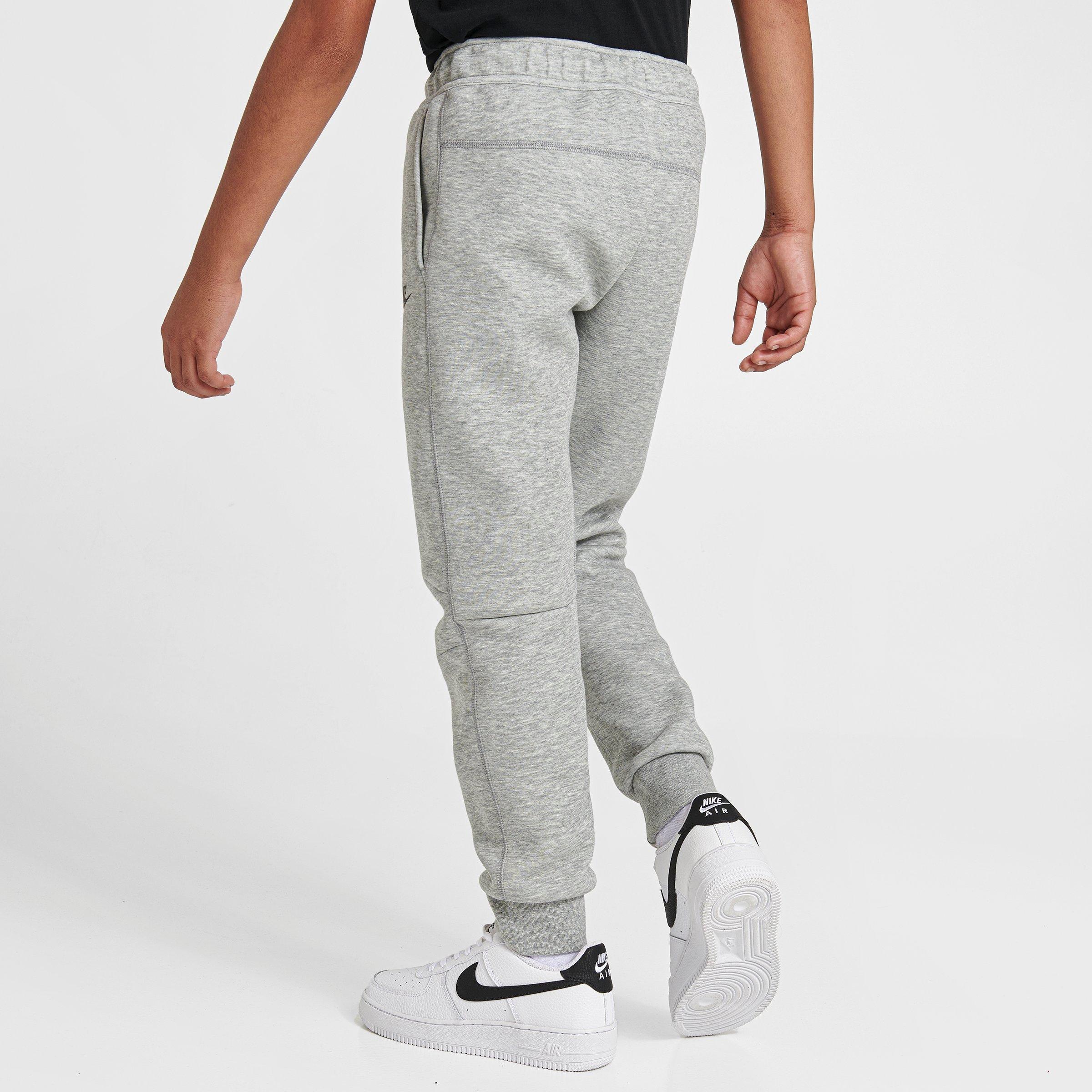 nike grey joggers black logo