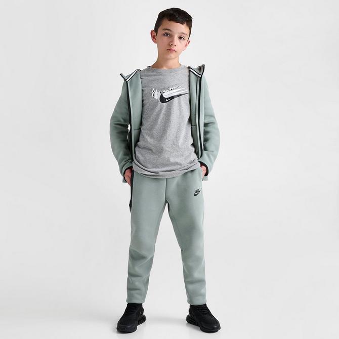 Green and discount grey tech fleece