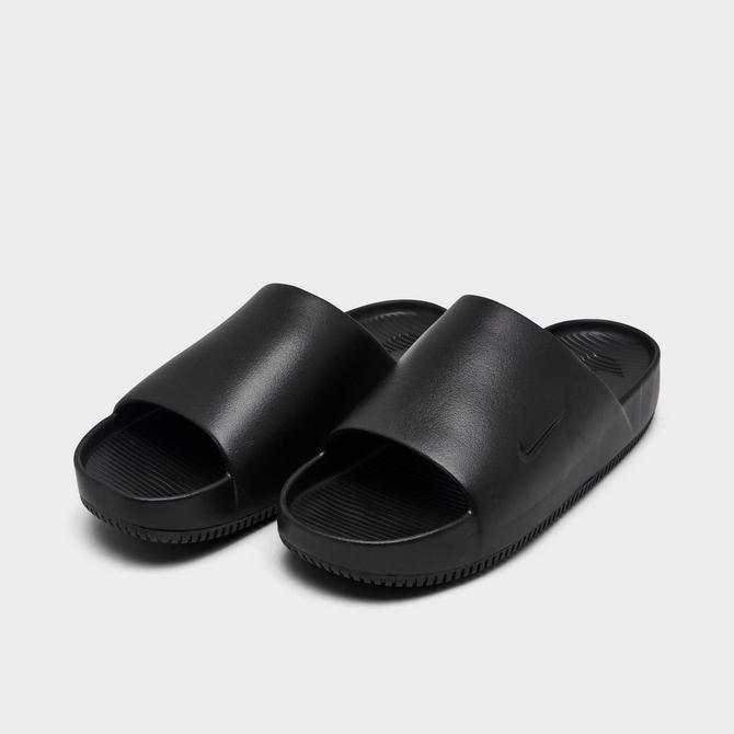 Plain nike slides hot sale