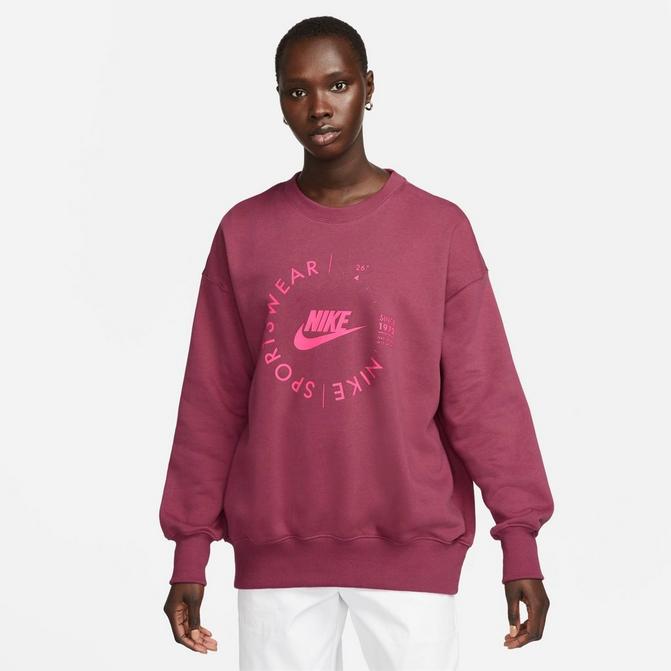 Nike Sportswear Club Fleece Women's Logo Crew-Neck Sweatshirt