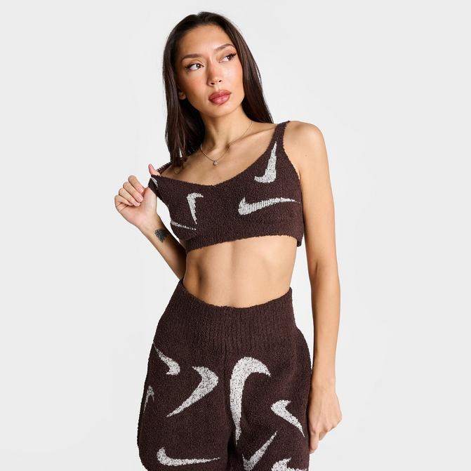 Nike  Air Swoosh 1/2-Zip Sports Bra