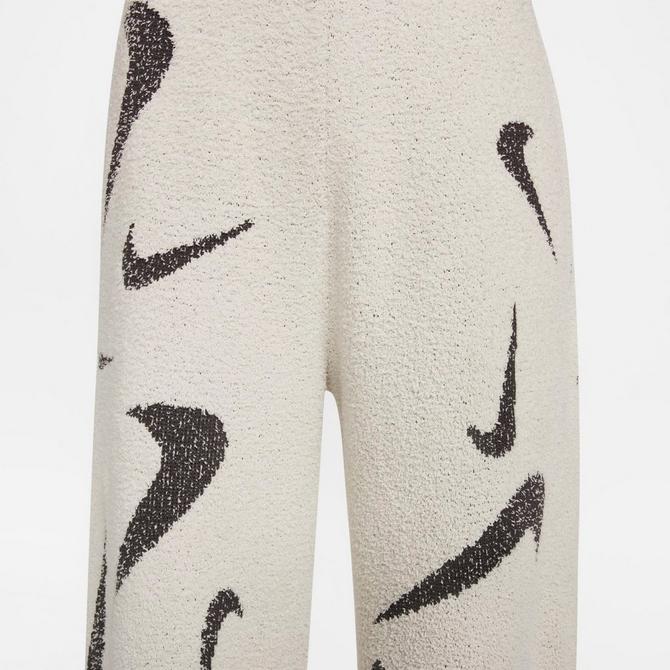 Nike Sportswear Cotton Jersey Capri Pants In Atmosphere/ White