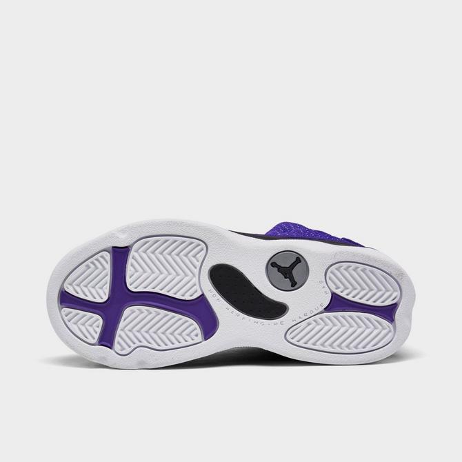 Jordan retro hotsell purple and white