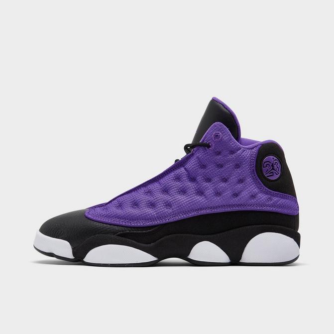 Air jordan purple hot sale and black