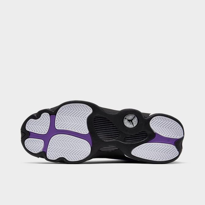 Nike Big Kid Jordan 13 Retro Court Purple Black/Court Purple-White (884129  015) 7 Big Kid
