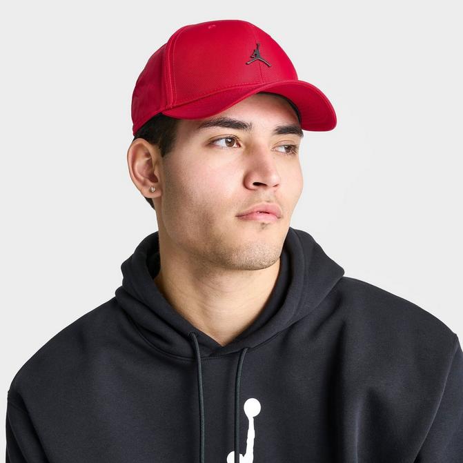 Nike - Jordan - Bonnet avec logo Jumpman métallisé - Rouge